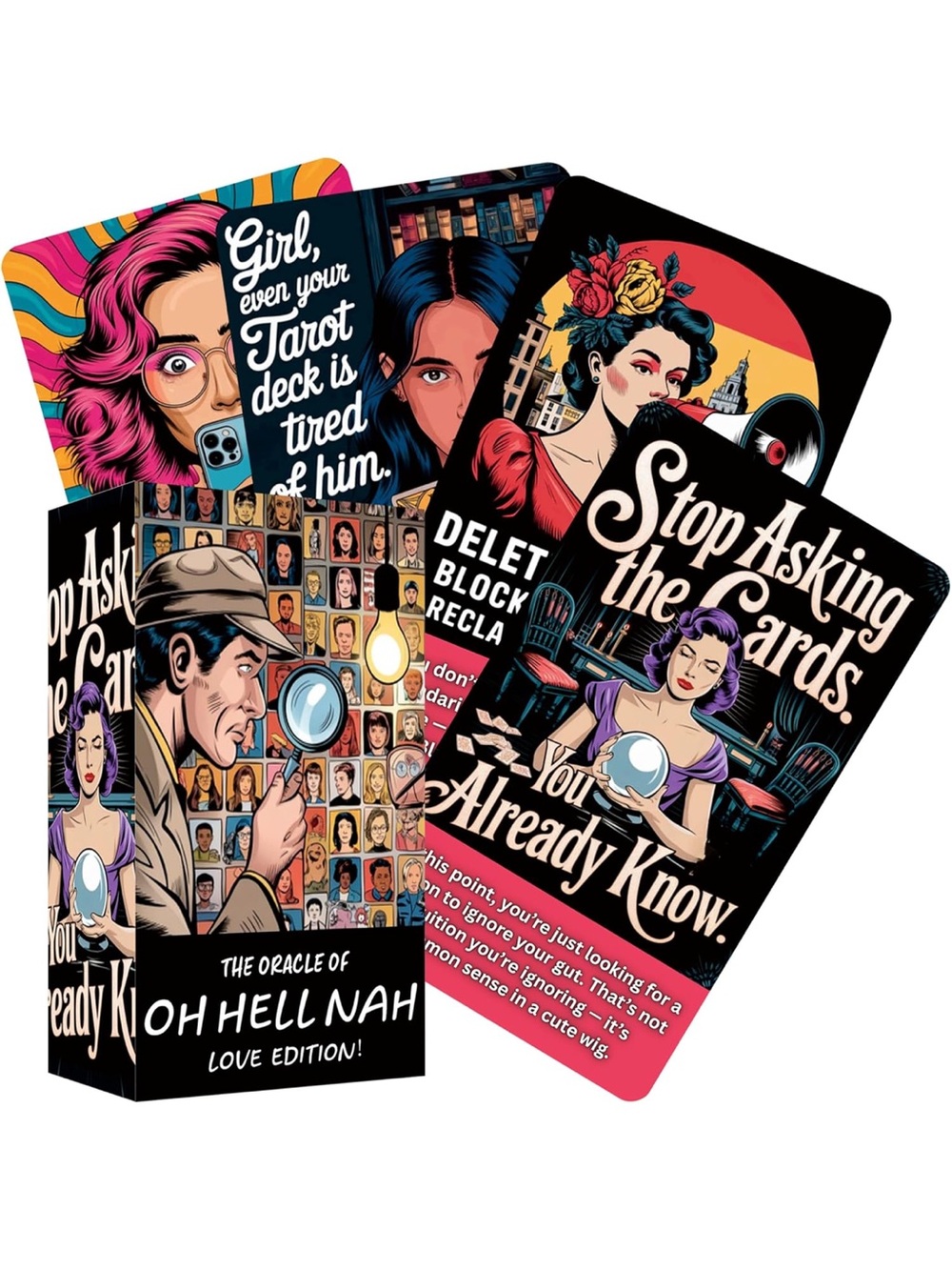 The Oracle of Oh Hell Nah - Love Edition Tarot-Style Card Deck (Multicolor)